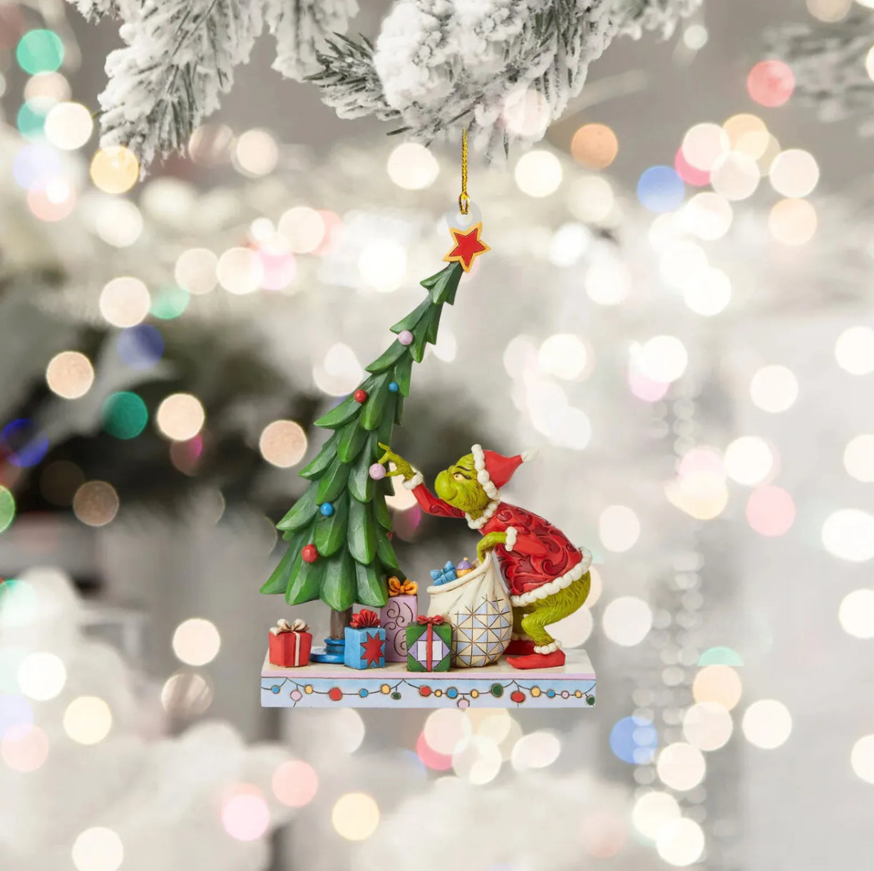 Grinch Christmas Tree Ornament