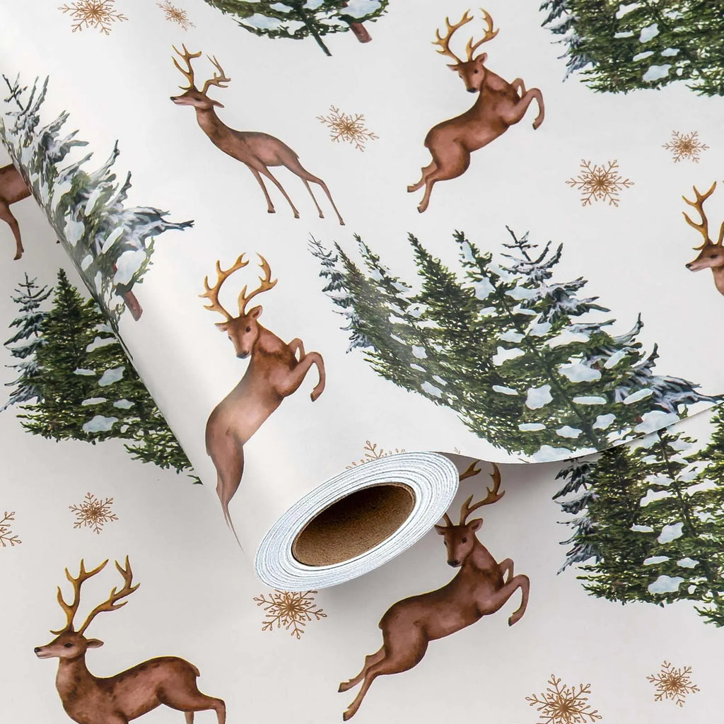 Christmas Wrapping Paper Roll - 17 In X 32.8 Ft (46.5 sqft.)